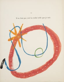 Joan Miro, A Toute Epreuve (D 220), Woodcut on Arches