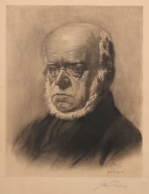 John Phillips, Adolph Menzel, Etching on thin wove paper