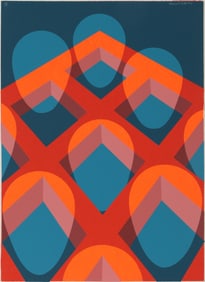 Clarence Holbrook Carter, Untitled (Mandalas), Screenprint on Scintilla Paper