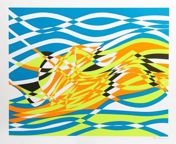 Stanley William Hayter, Untitled 4, from the Aquarius Suite, Screenprint