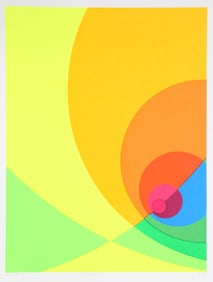 Herbert Aach, Split Infinity #B6S, Screenprint