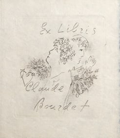Marc Chagall, Claude Bourdet, Etching on Japon