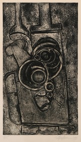 Murray Tinkelman, Photogram, Etching with embossing