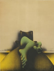 Paul Wunderlich, Divan Divin, Lithograph on BFK Rives