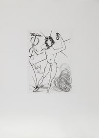 After Salvador Dali, Mercury, Restrike Etching