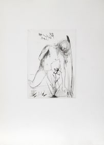 After Salvador Dali, Narcissus, Restrike Etching