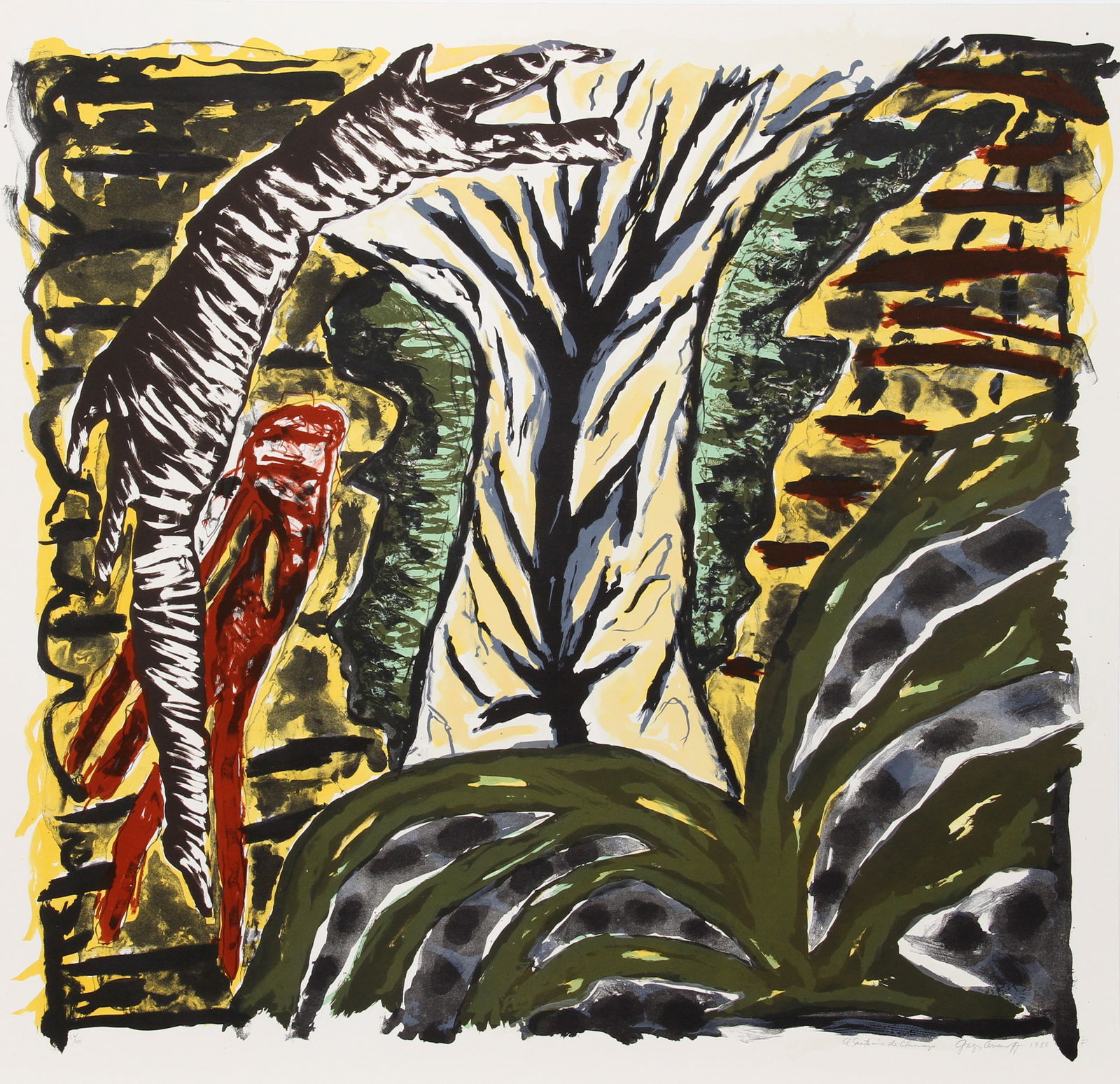 Gregory Amenoff, El Santurio de Chimayo, Lithograph
