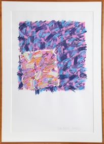 Chris Anderson, Small Clocks #68, Acrylic and Pastel on Paper