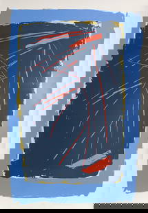 Dan Christensen, Mojo, Screenprint: Artist: Dan Christensen, American (1942 - 2007) Title: Mojo Year: circa 1980 Medium: Screenprint, signed and numbered in pencil Edition: 11/175 Size: 43 in. x 29.5 in. (109.22 cm x 74.93 cm)