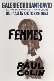 Paul Colin, Femmes, Galerie Drouant-David, Lithograph Poster