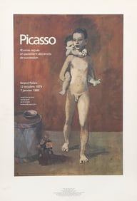 After Pablo Picasso, Le Deux Freres (Text), Lithograph on Arches paper