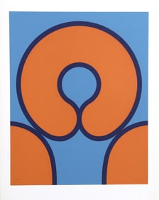 Kyohei Inukai (aka Earle Goodenow), Egg (Orange), Screenprint