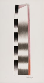 Paul Mansouroff, Constructivist Composition 2, Lithograph on Arches