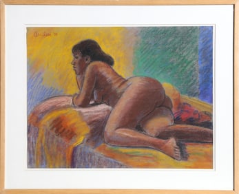 Vincent Arcilesi, Phyllis, Pastel on Paper