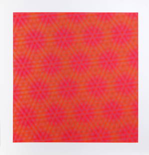 Josef Levi, K-BYMR, Screenprint: Artist: Josef Levi, American (1938 - ) Title: K-BYMR Year: 1970 Medium: Screenprint, signed, numbered and titled in pencil Edition: 7/50 Image Size: 28.5 x 28.5 inches Size: 34 x 34 in. (86.36 x 86.36