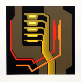 Yves Millecamps, Untitled II, Screenprint