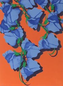 Melanie Greene, Summer (Blue Corsage), Screenprint