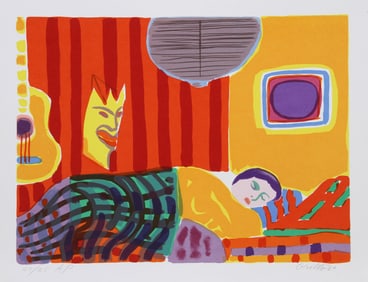 John Grillo, Duerme, Screenprint