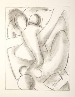 Henri Matisse, Calypso from James Joyce's Ulysses, Softground Etching on Arches: Artist: Henri Matisse, French (1869 - 1954) Title: Calypso from James Joyce's Ulysses Year: 1935 Medium: Softground Etching on Arches Edition: 1500 Image Size: 10.75 x 8.25 inches Size: 16.25 x 12.5 i