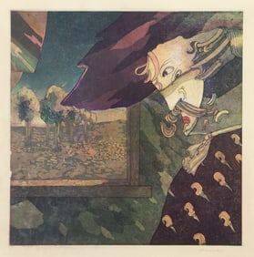 Saint Clair Cemin, The Wait, Etching and Aquatint on Arches