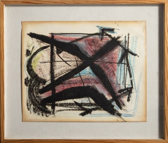 Diane Levin, Abstract, Pastel on Paper