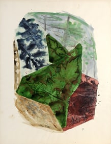 Chris Ritter, Abstract #7, Watercolor on paper