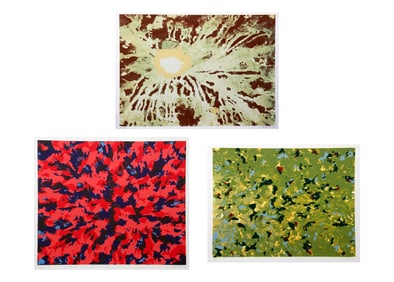 Domenick Turturro, Lot of 3 Screenprints
