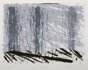 Tom Holland, Shevlin, Lithograph, embossing and collage on Rives