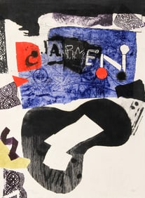 Antoni Clave, Carmen, Intaglio Etching with Aquatint