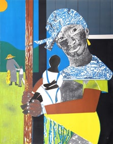 Romare Bearden, Come Sunday (Mother and Child), Lithograph