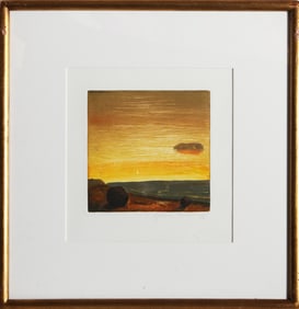 John Beerman, Two Stones, Monotype