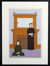 Will Barnet, Reflection, Screenprint on Arches