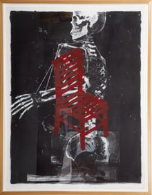 Robert H. Cumming, The Red Chair, Screenprint
