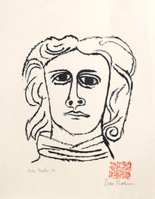 Ben Shahn, Skowhegan, Wood Engraving
