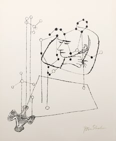 Ben Shahn, Many Things from the Rilke Portfolio, Lithograph on Richard de Bas
