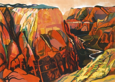 Susan Shatter, Grand Canyon, Lithograph