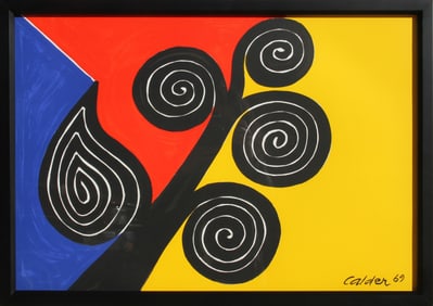 Alexander Calder, Autumn, Lithograph