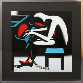 Mark Kostabi, I Did It Steinway, Screenprint