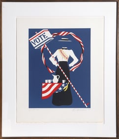 Robert Indiana, Henrietta M, Lithograph on Arches