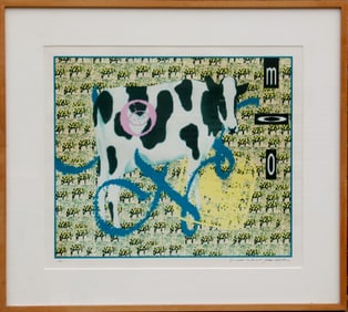 John Waters, Visual Chemistry - Cow, Digital Print