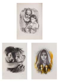 Sandu Liberman, Lot of 3 Lithographs