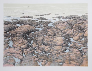 Peter Holbrook, Surf Point, Screenprint