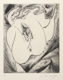 Andre Masson, Feminaire II, Etching on wove paper