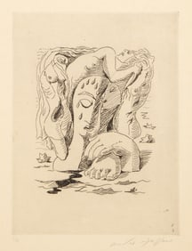 Andre Masson, Sueur de Sang, Etching on wove paper