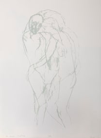 Leon Golub, The Lovers, Lithograph
