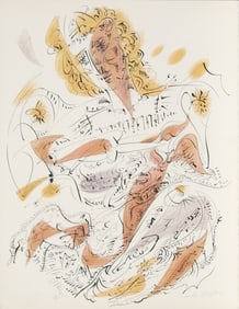 Andre Masson, La Venitienne from Je Reve Portfolio, Lithograph on Arches