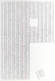 Paula Scher, The Letter P, Screenprint