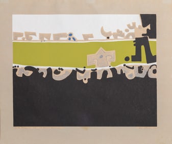 Eric Atkinson, Toltec Procession, Screenprint
