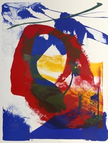 Paul Jenkins, Amadeus Listening, Lithograph