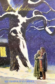 Jamie Wyeth, La Boheme (Metropolitan Opera), Poster on Heavy Stock